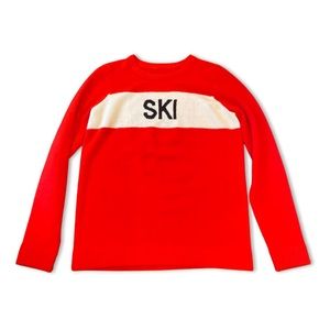 Retro Red Ski Sweater